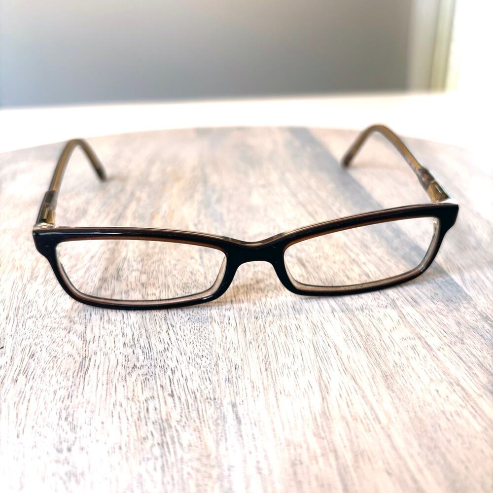 Authentic Burberry Eyeglasses B2004 3023 Brown Rectangular Frames Italy - Picture 3 of 11
